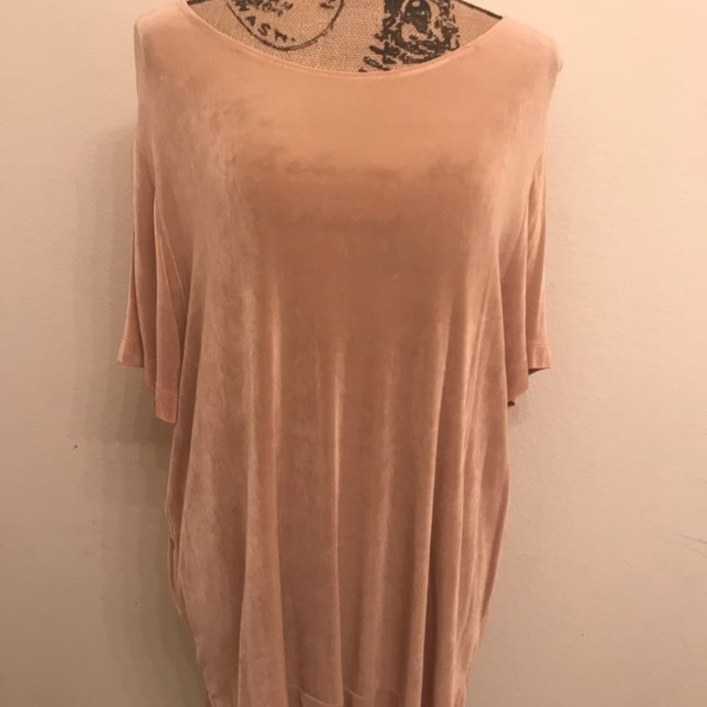 Alfred Dunner Woman's Loose Tan Blouse